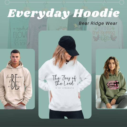 Hoodies for men and Women, for every season whether for faith, holiday, summer and even winter.
