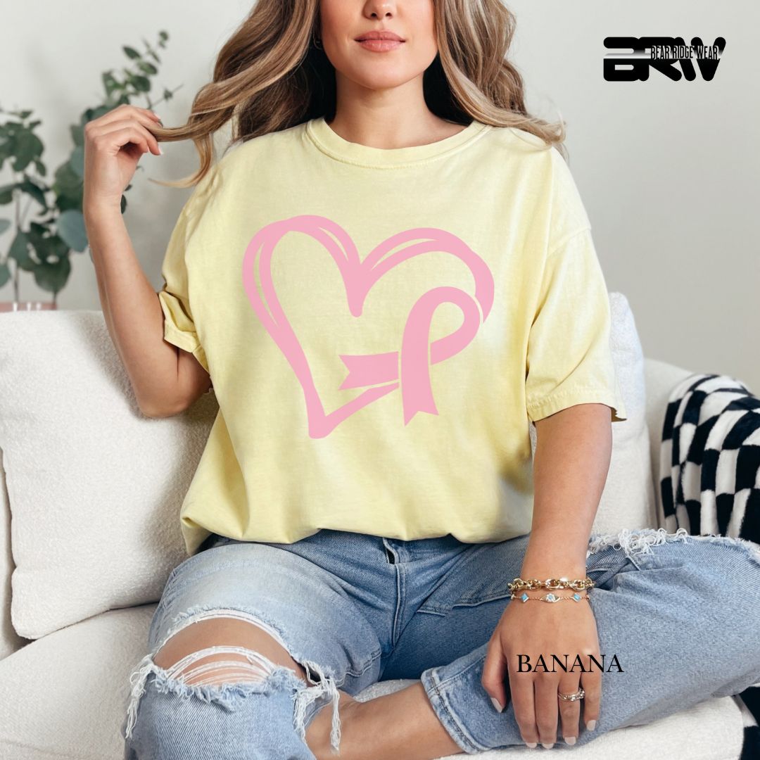 Heart and Ribbon - Awareness Tee