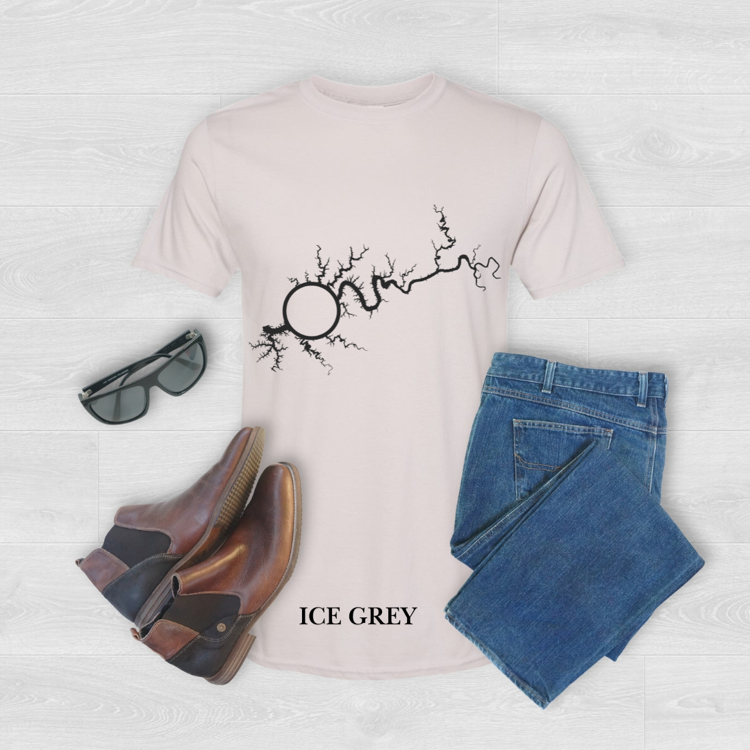 "Map of Lake Cumberland" Tee