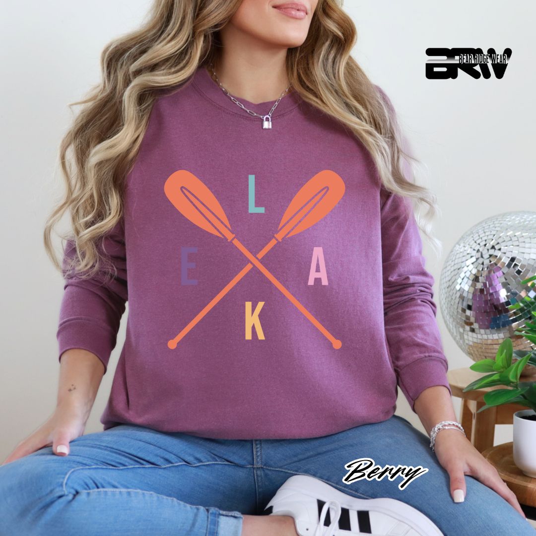 'Lake-Oars' Summer Long Sleeve Tee