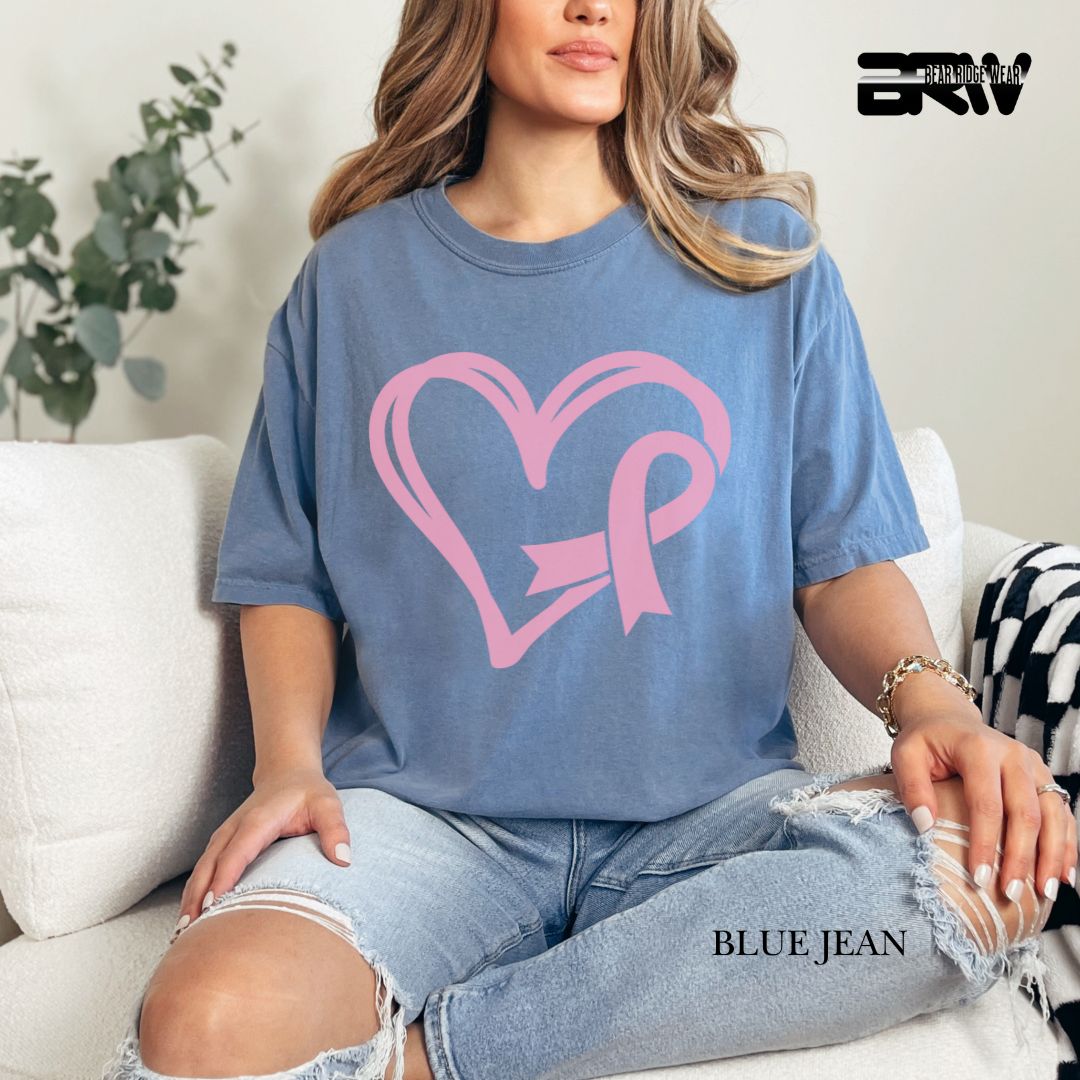 Heart and Ribbon - Awareness Tee