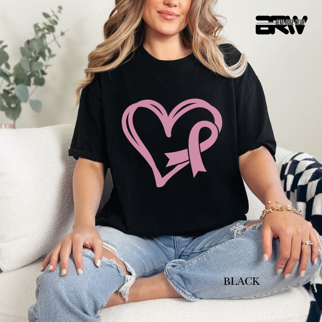 Heart and Ribbon - Awareness Tee