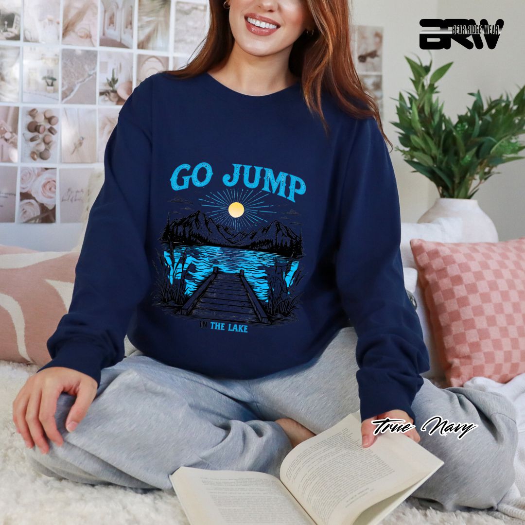 'Go Jump In The Lake' Summer Long Sleeve Tee