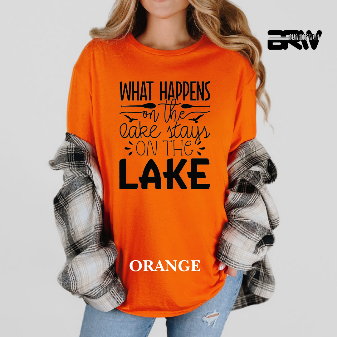 "What Happens On The Lake" Tee