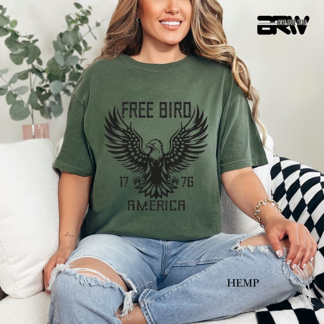 Free Bird 1776- Patriotic Tee