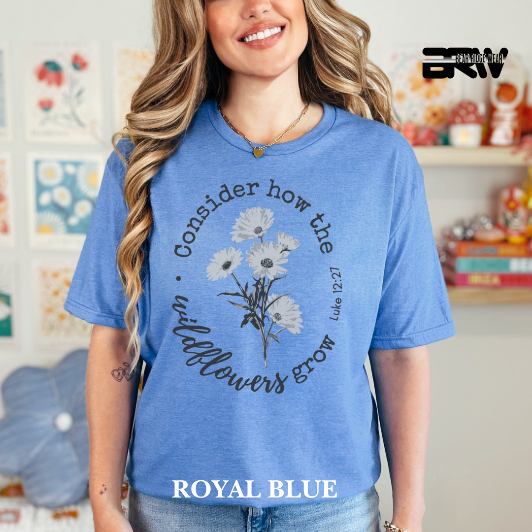 'Consider How the Wild Flowers Grow' Tee