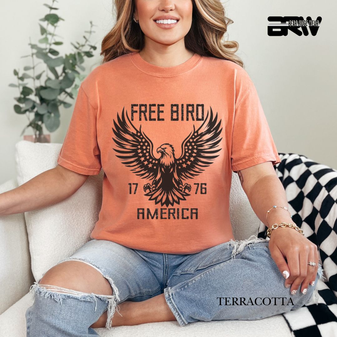 Free Bird 1776- Patriotic Tee