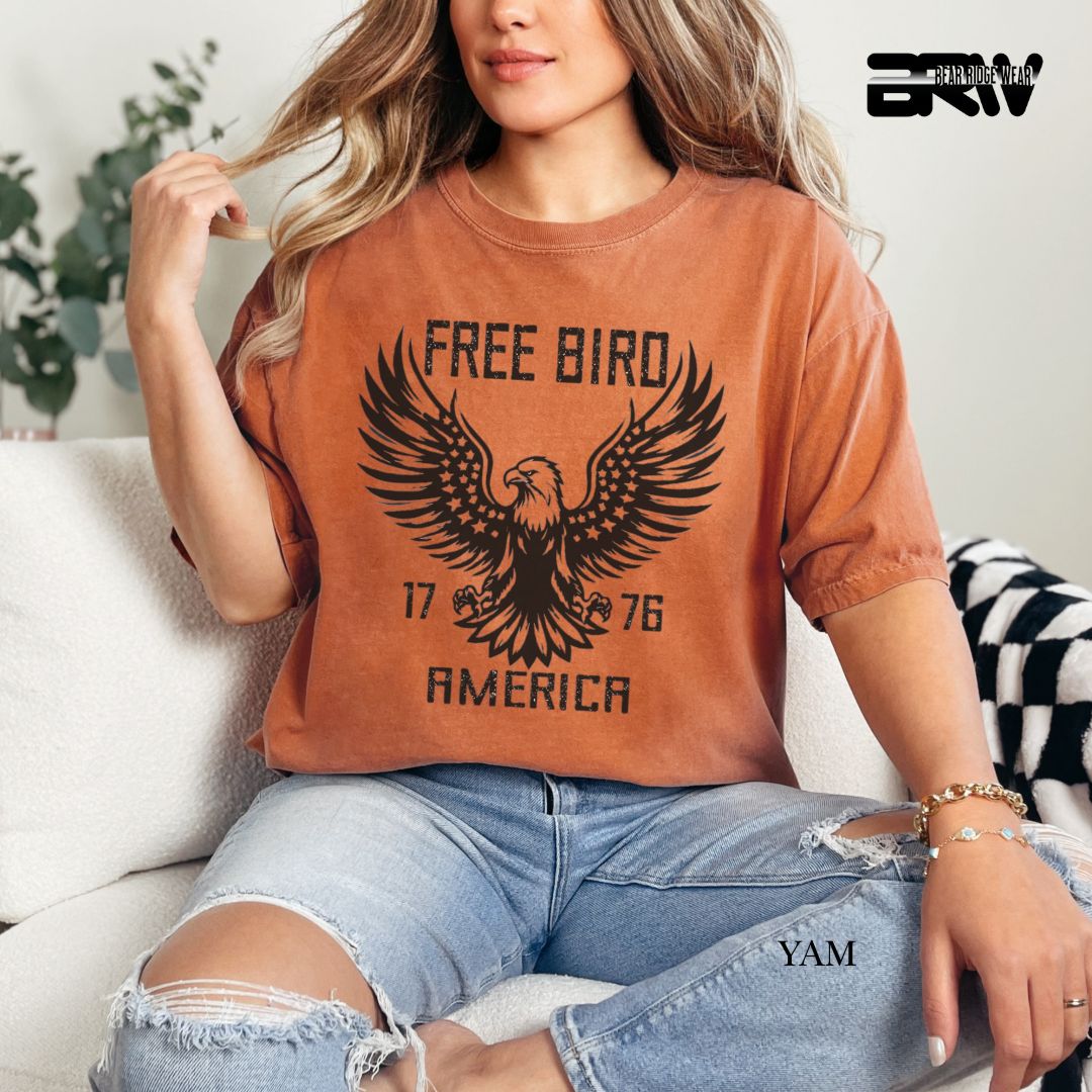 Free Bird 1776- Patriotic Tee