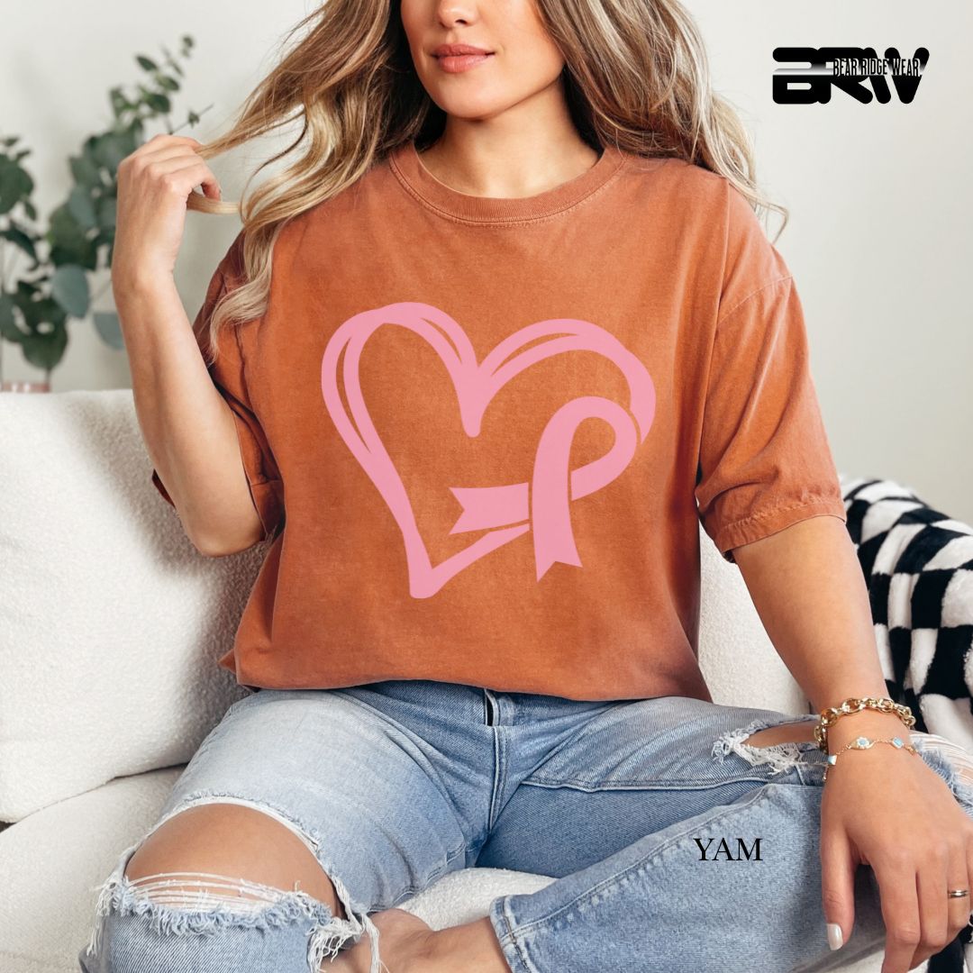 Heart and Ribbon - Awareness Tee