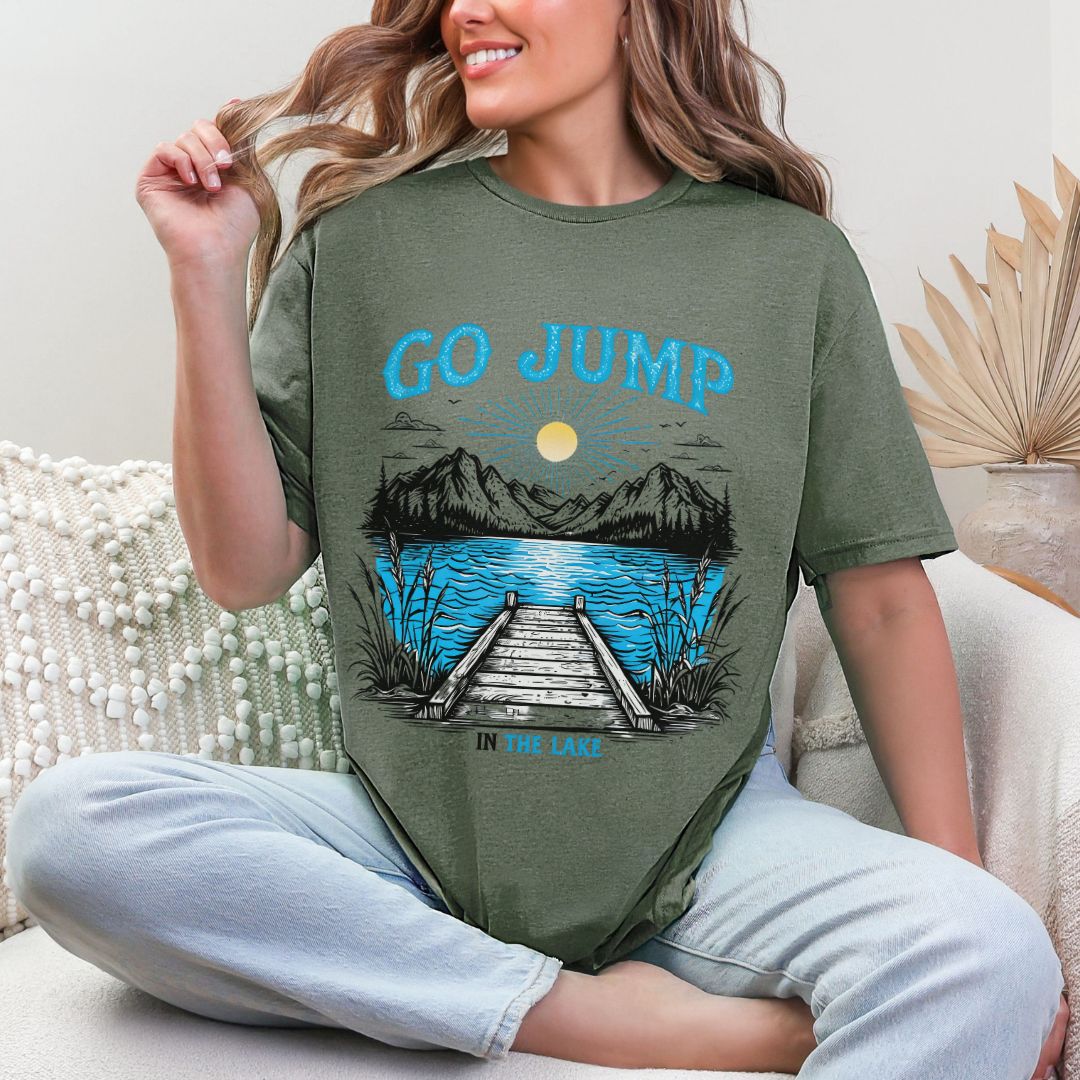 'Go Jump In The Lake' Summer Tee
