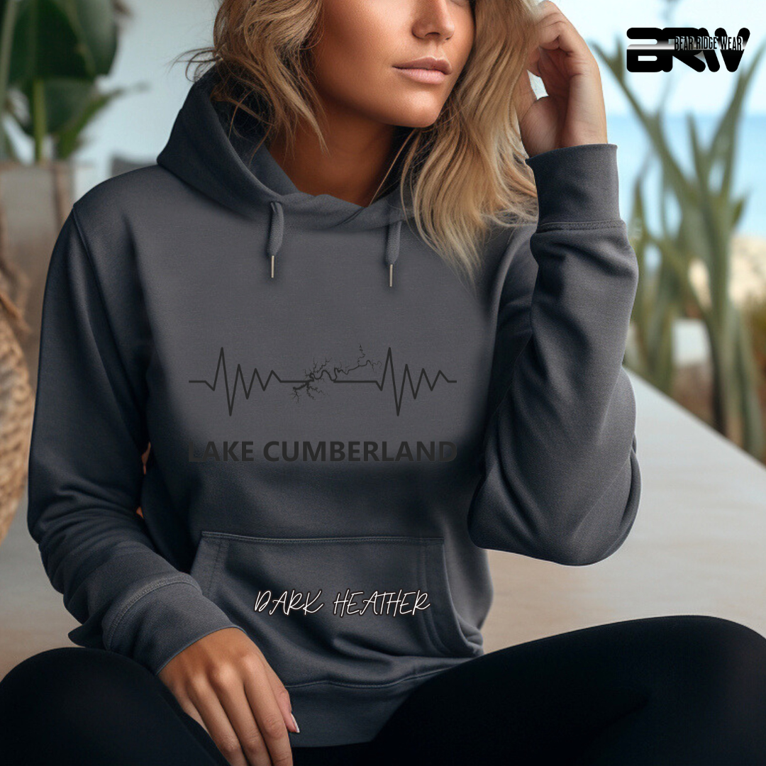 "Lake Cumberland Map" Hoodie