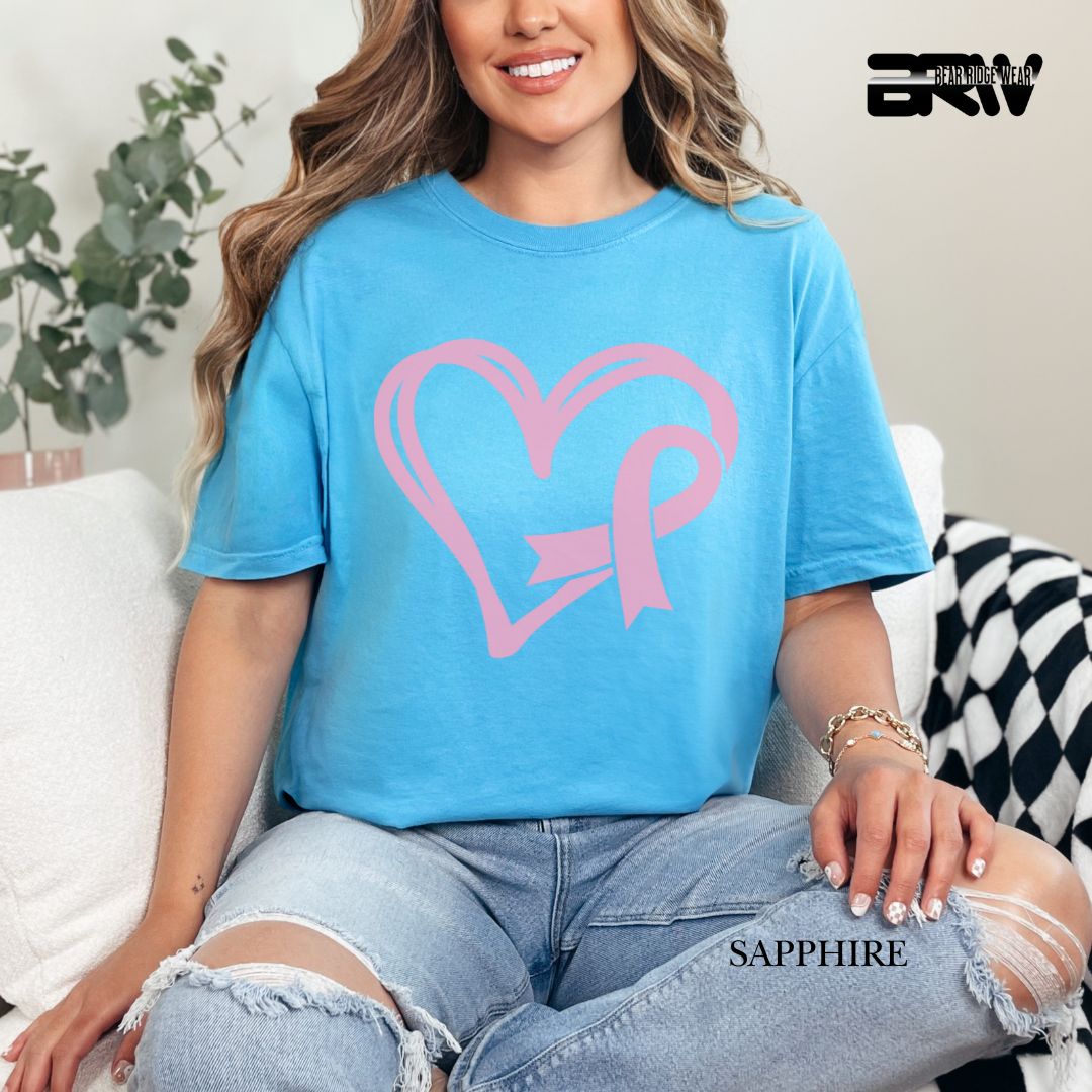 Heart and Ribbon - Awareness Tee
