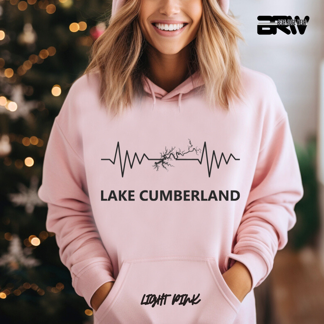 "Lake Cumberland Map" Hoodie