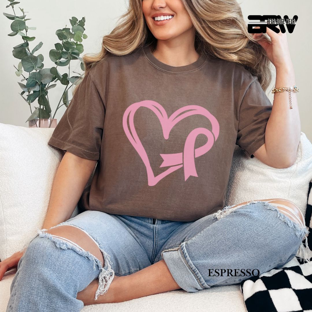 Heart and Ribbon - Awareness Tee