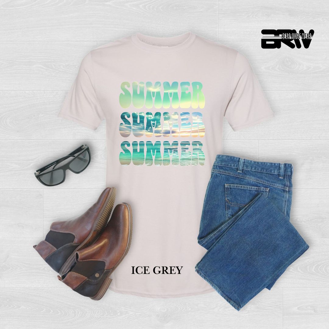 'Vibrant Summer Bubble Letter' 2 Summer Tee