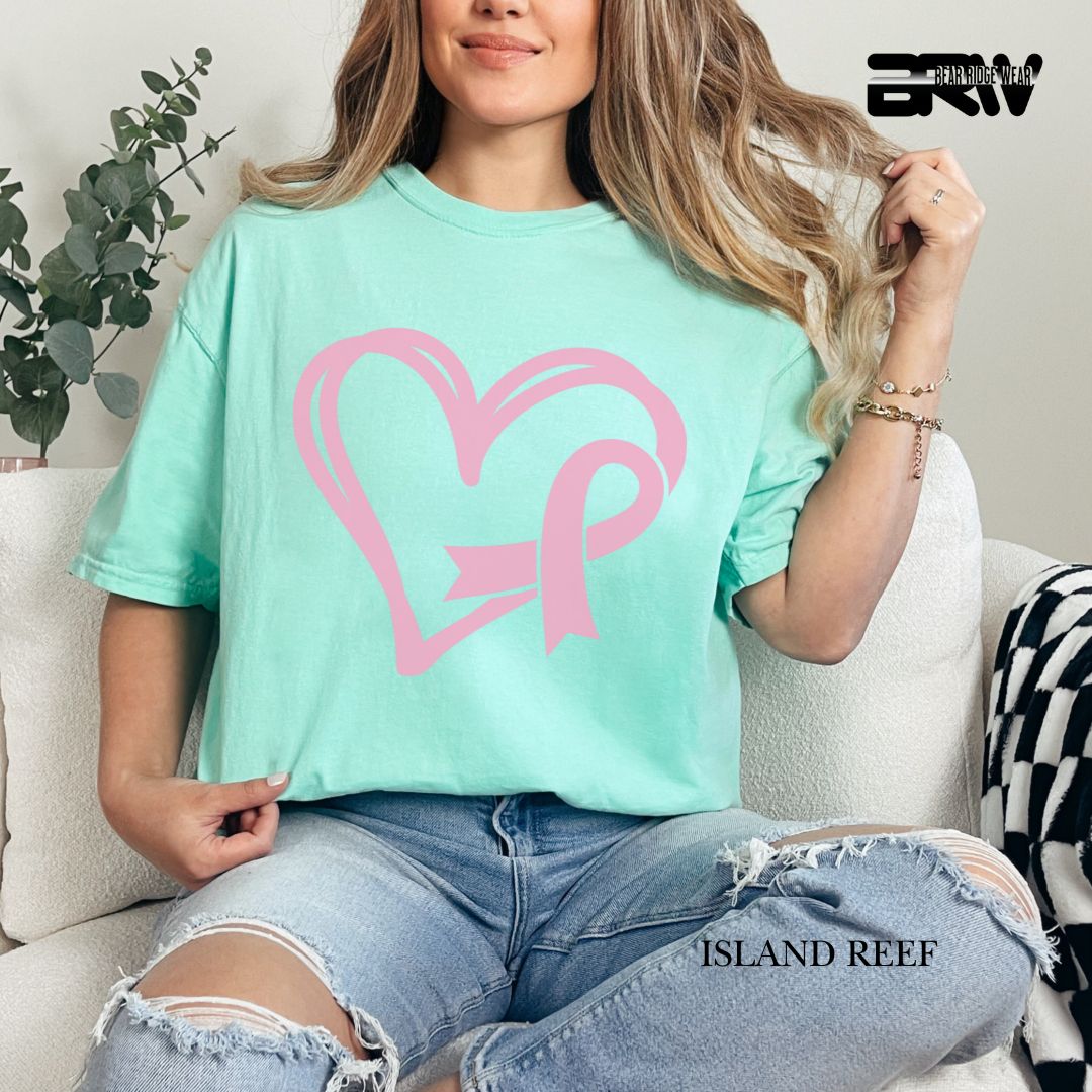 Heart and Ribbon - Awareness Tee