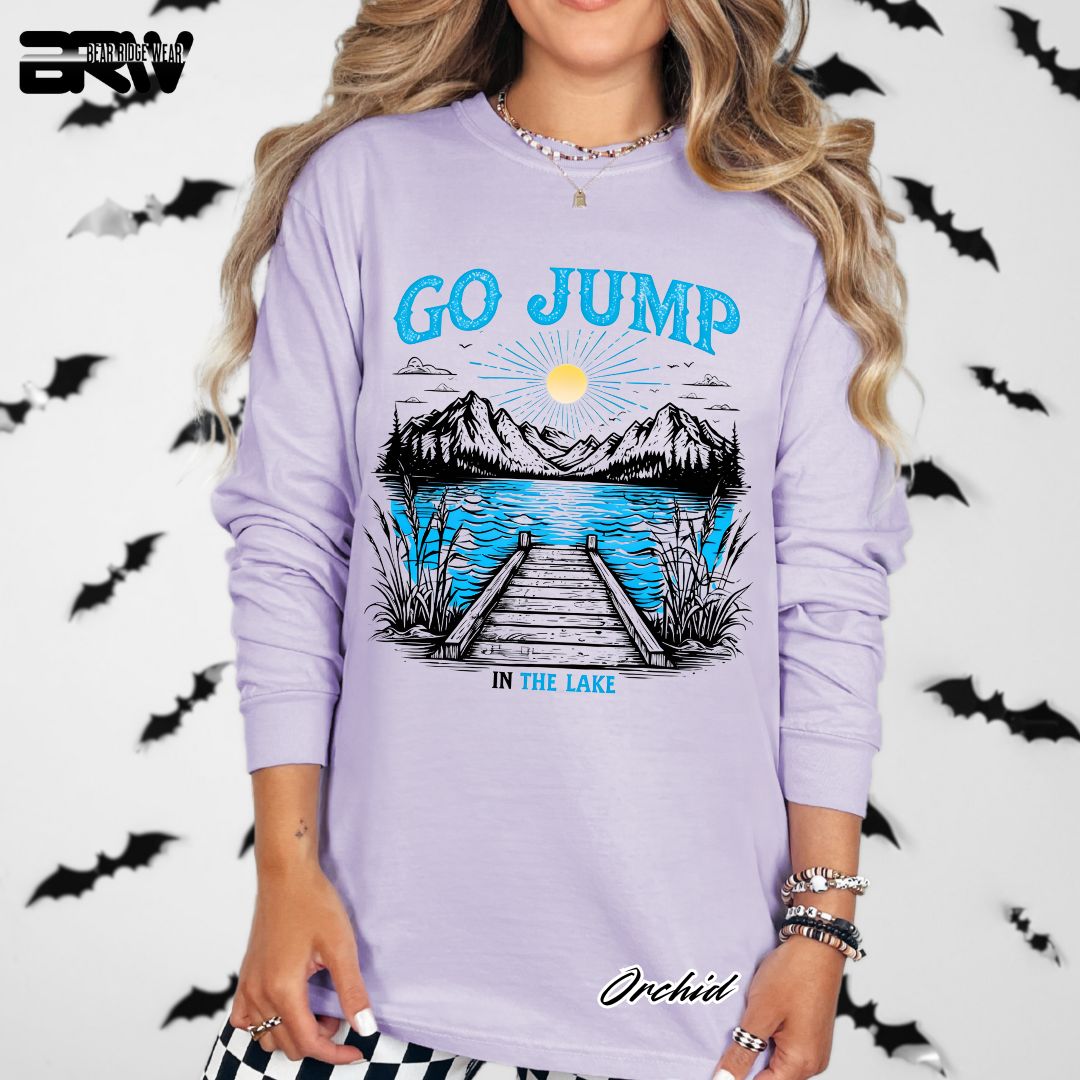 'Go Jump In The Lake' Summer Long Sleeve Tee