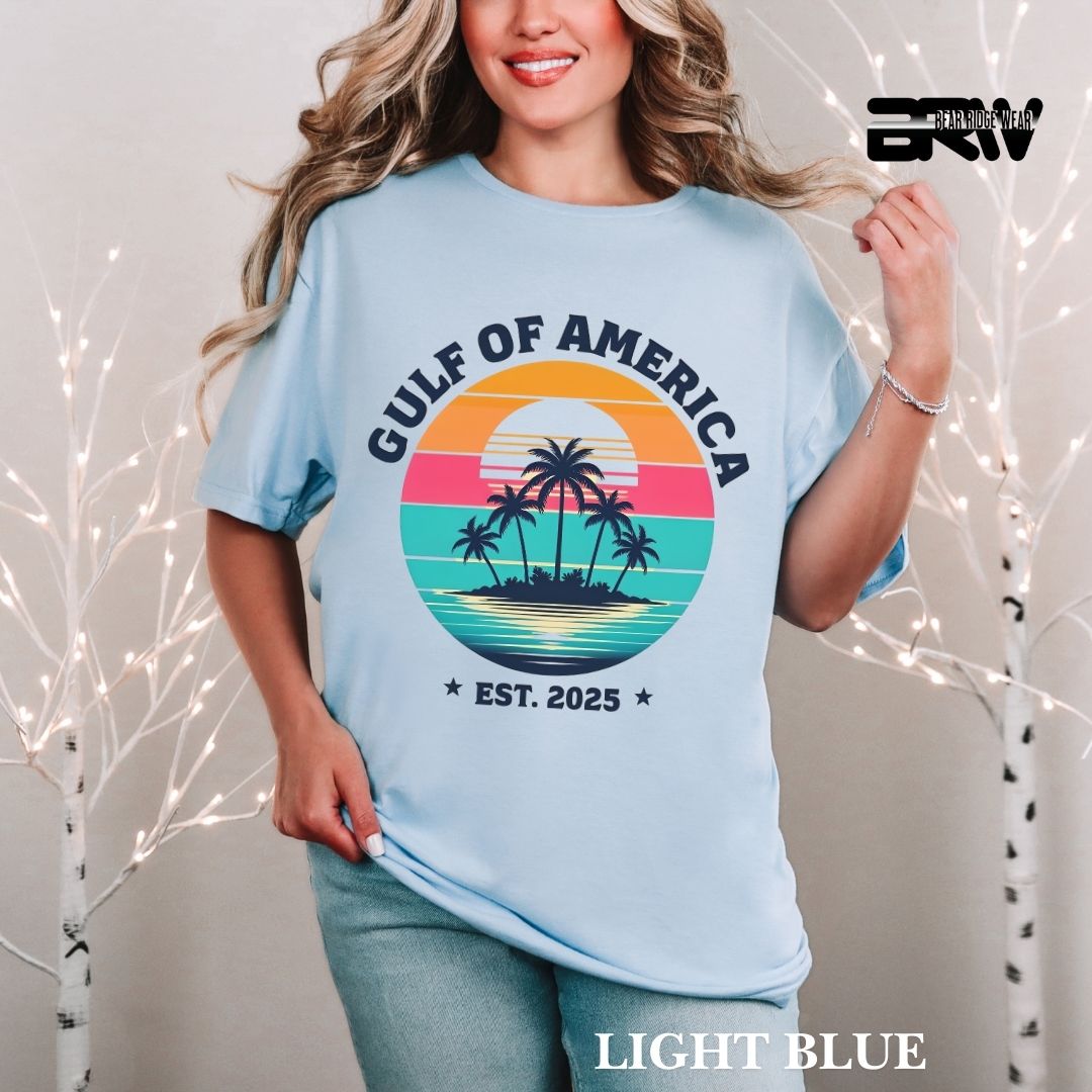 'Gulf Of America-Est. 2025' 2 Summer Tee