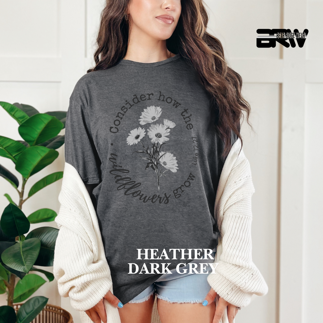 'Consider How the Wild Flowers Grow' Tee