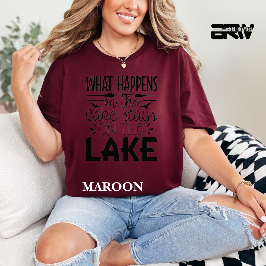 "What Happens On The Lake" Tee