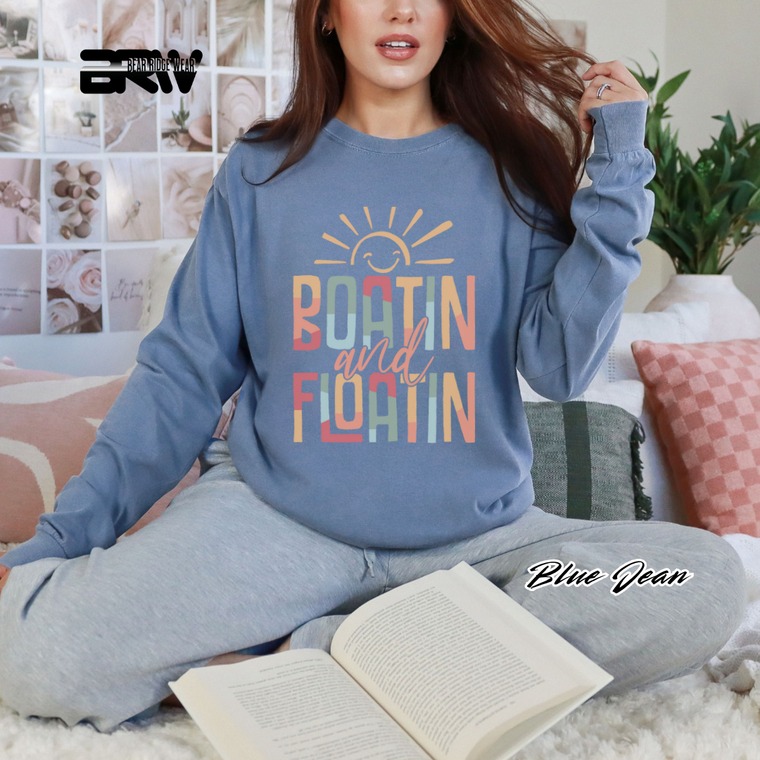'Boat In and Float In' Long Sleeve Tee