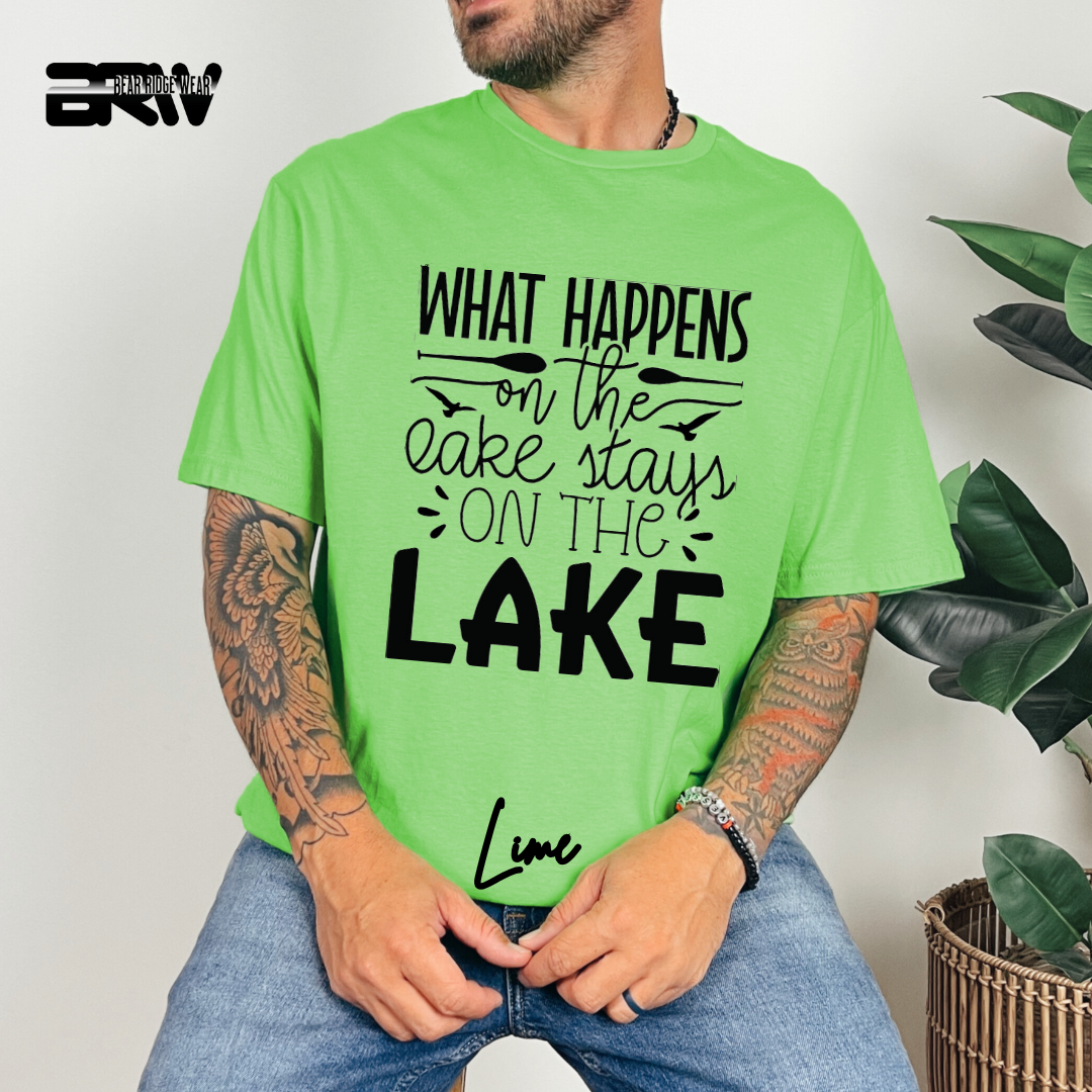 "What Happens On The Lake" Tee
