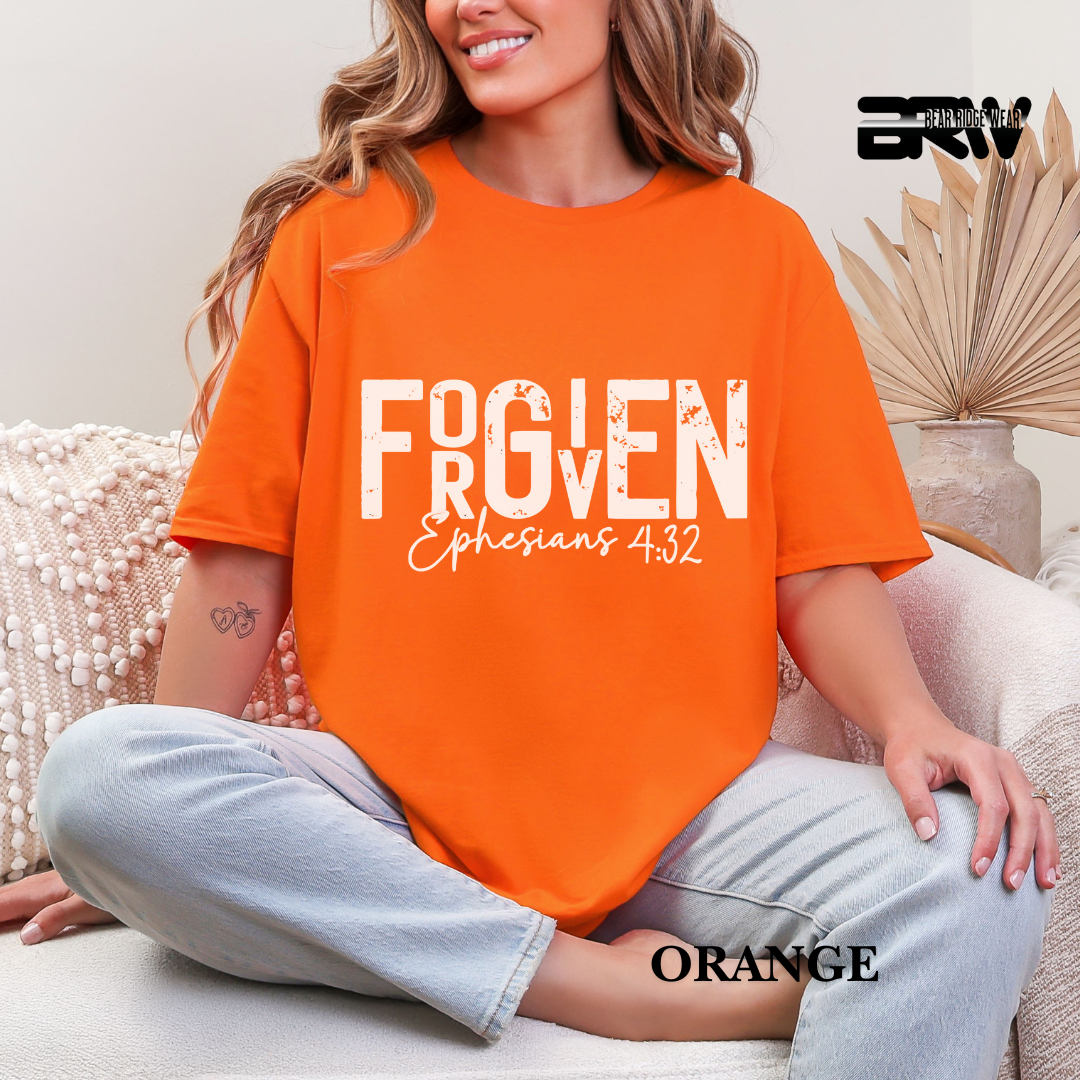 "Forgiven" White Faith Tee