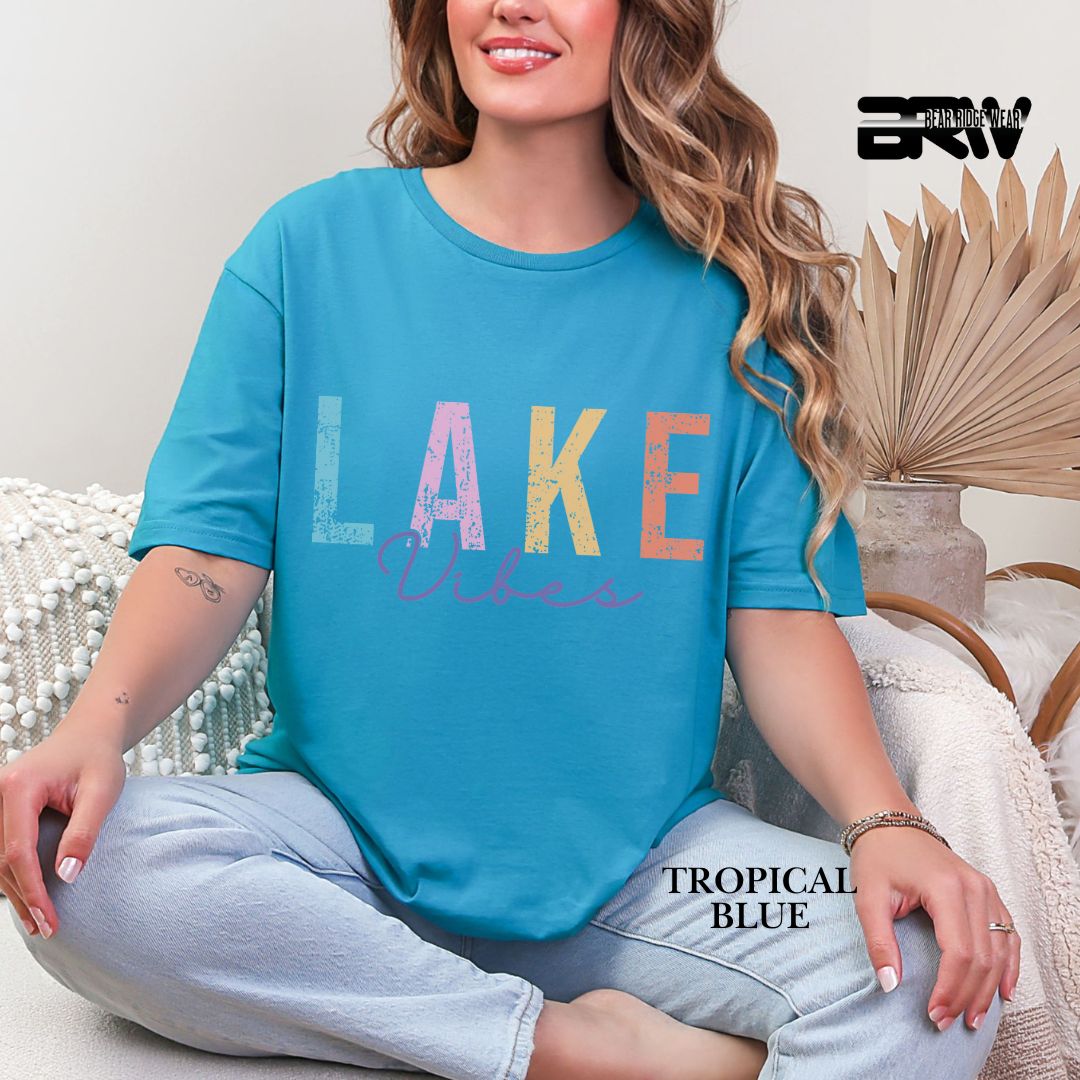 'Lake Vibes' 3 Summer Tee