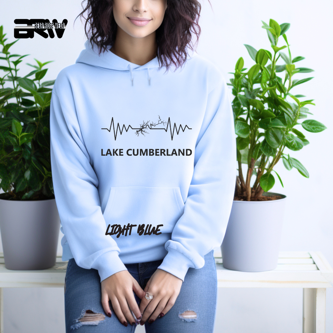 "Lake Cumberland Map" Hoodie