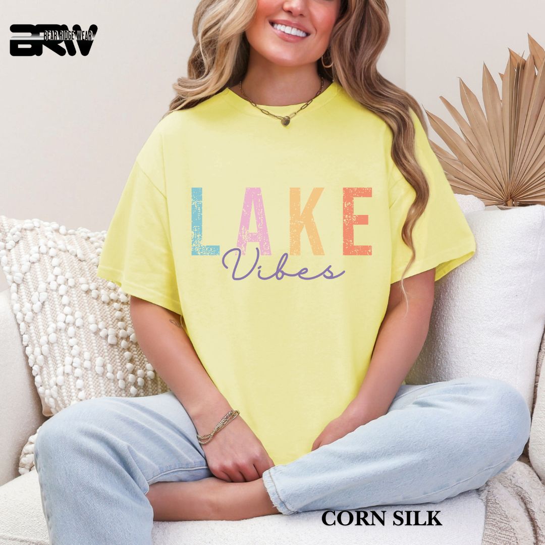 'Lake Vibes' 3 Summer Tee
