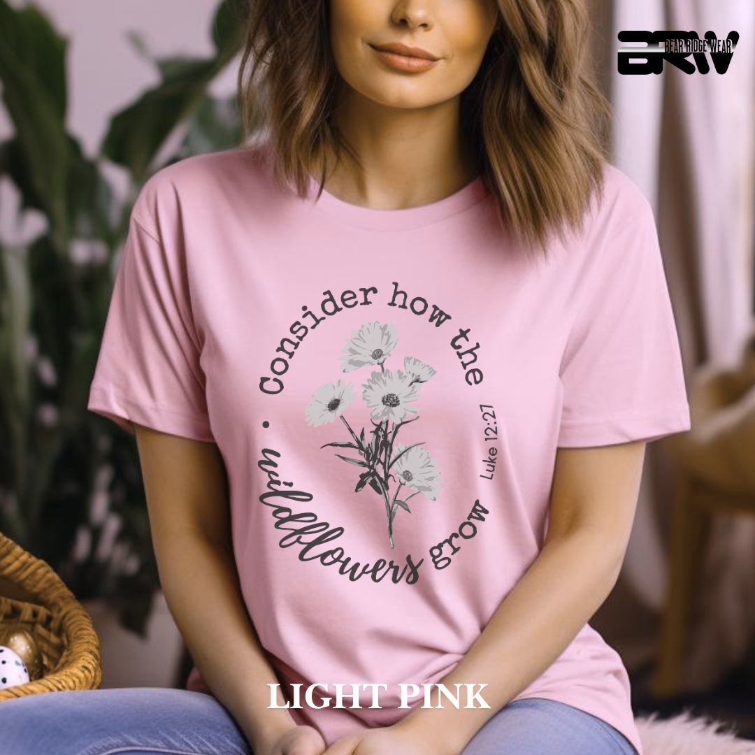 'Consider How the Wild Flowers Grow' Tee