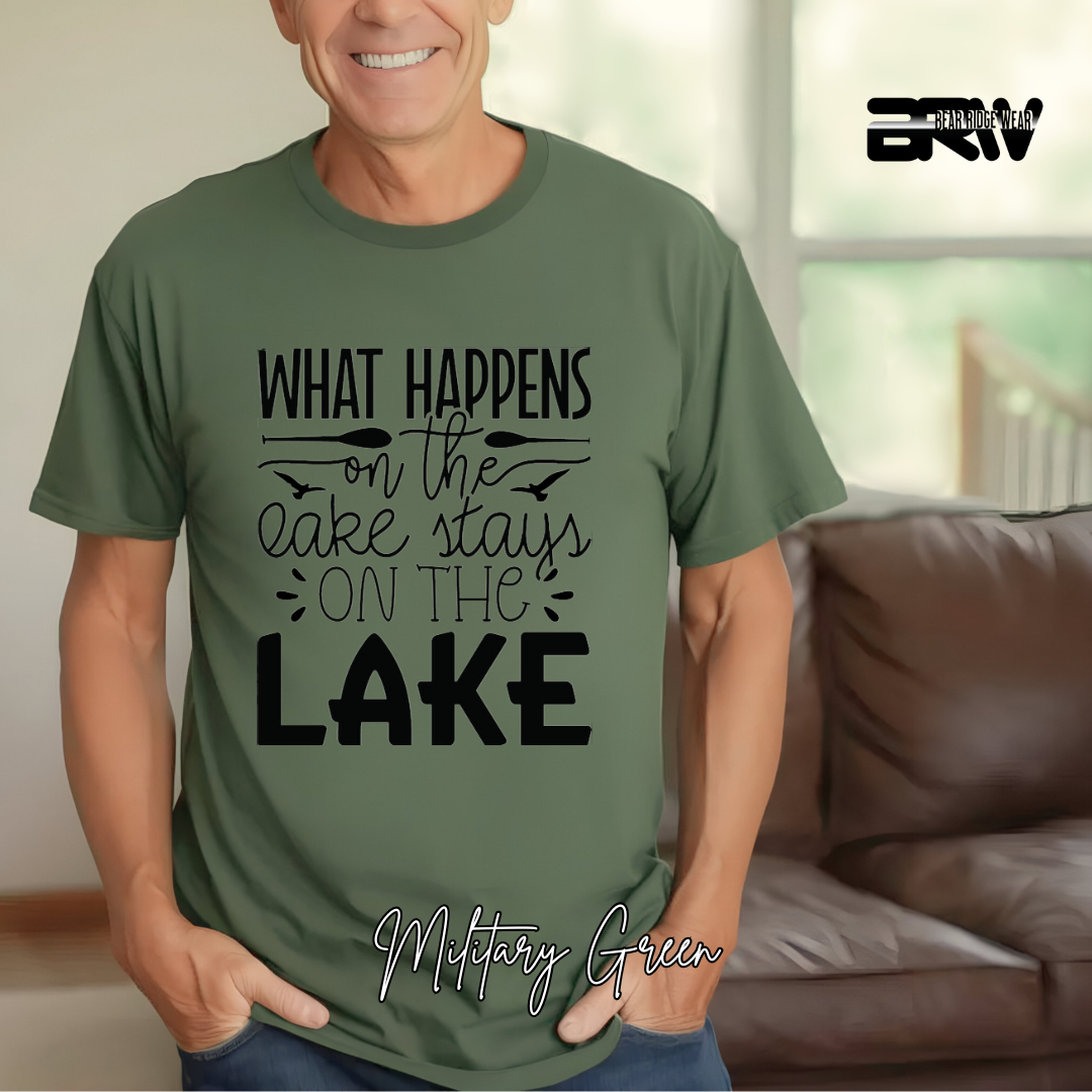 "What Happens On The Lake" Tee