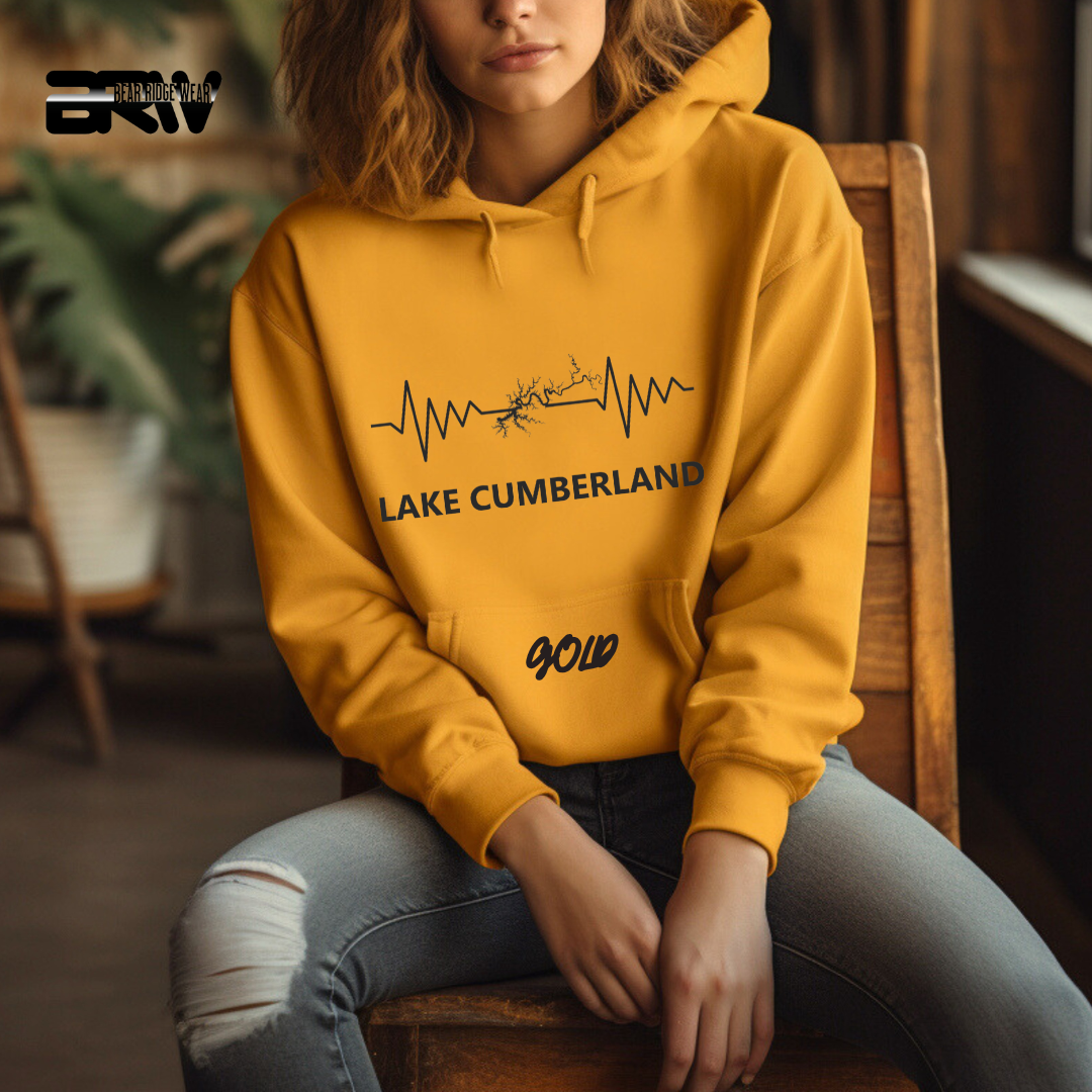 "Lake Cumberland Map" Hoodie