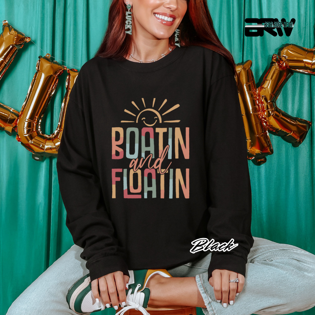 'Boat In and Float In' Long Sleeve Tee