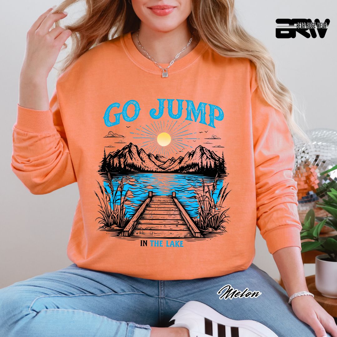 'Go Jump In The Lake' Summer Long Sleeve Tee
