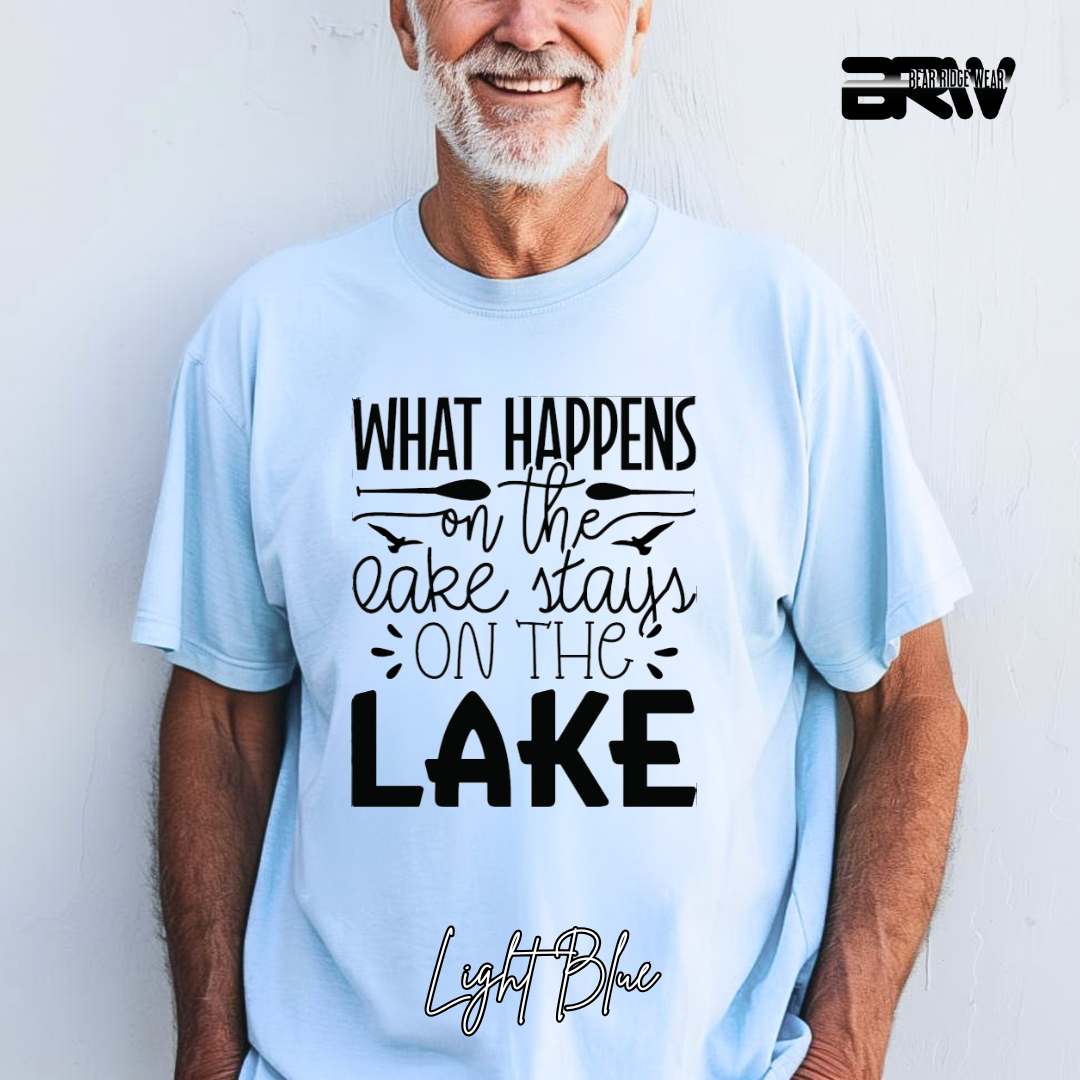 "What Happens On The Lake" Tee