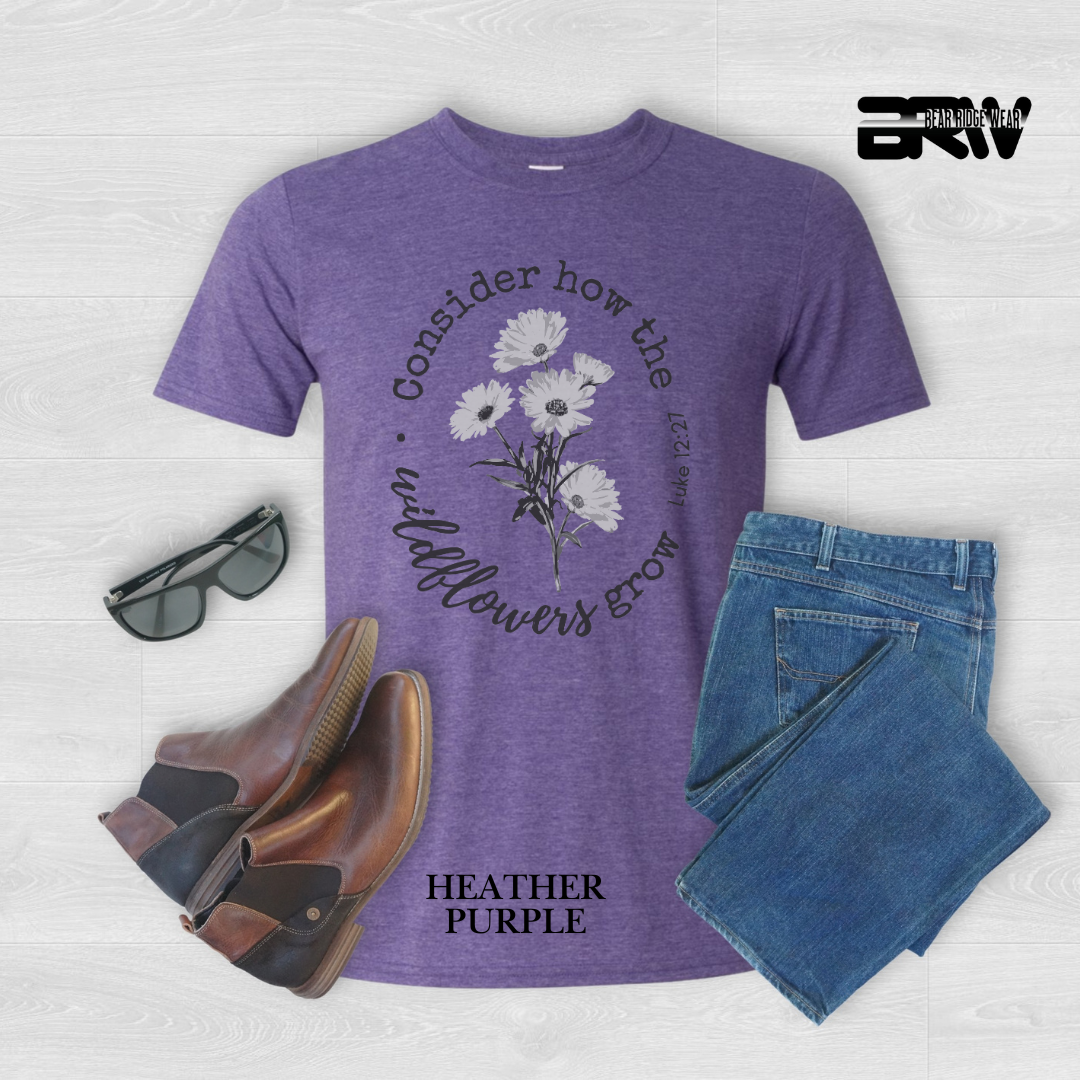 'Consider How the Wild Flowers Grow' Tee