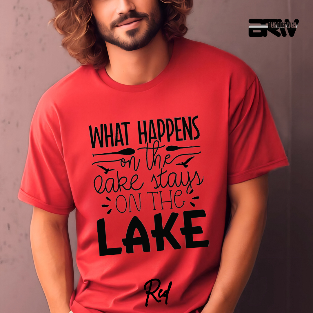"What Happens On The Lake" Tee