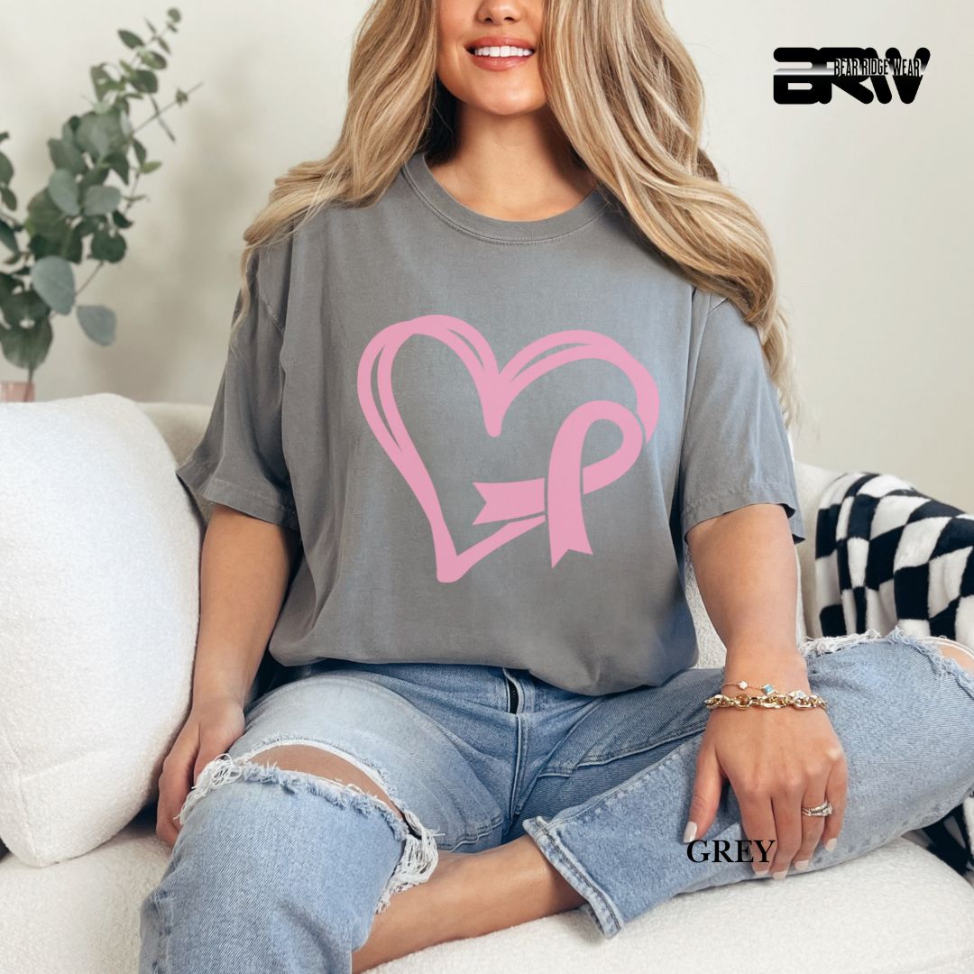 Heart and Ribbon - Awareness Tee