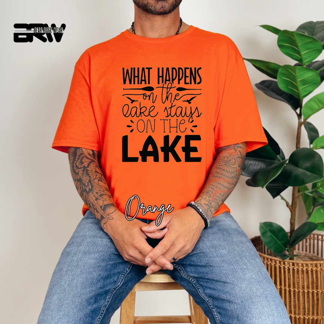 "What Happens On The Lake" Tee