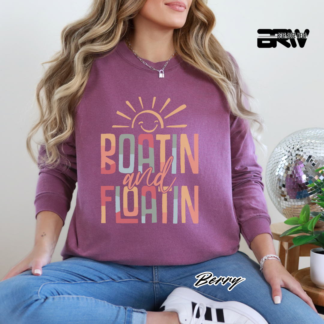 'Boat In and Float In' Long Sleeve Tee