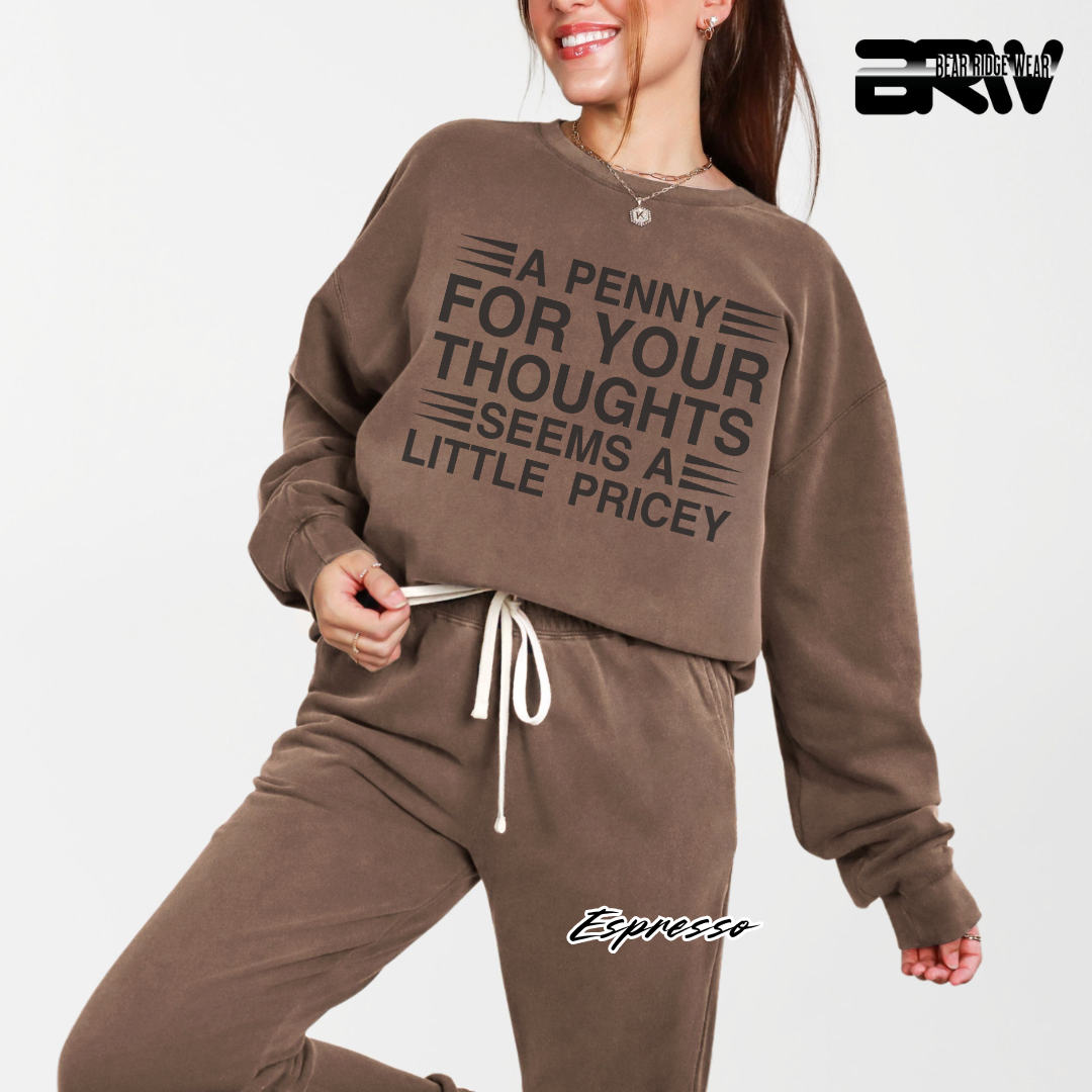 'A Penny For Your Thoughts' Everyday Crewneck Sweatshirt