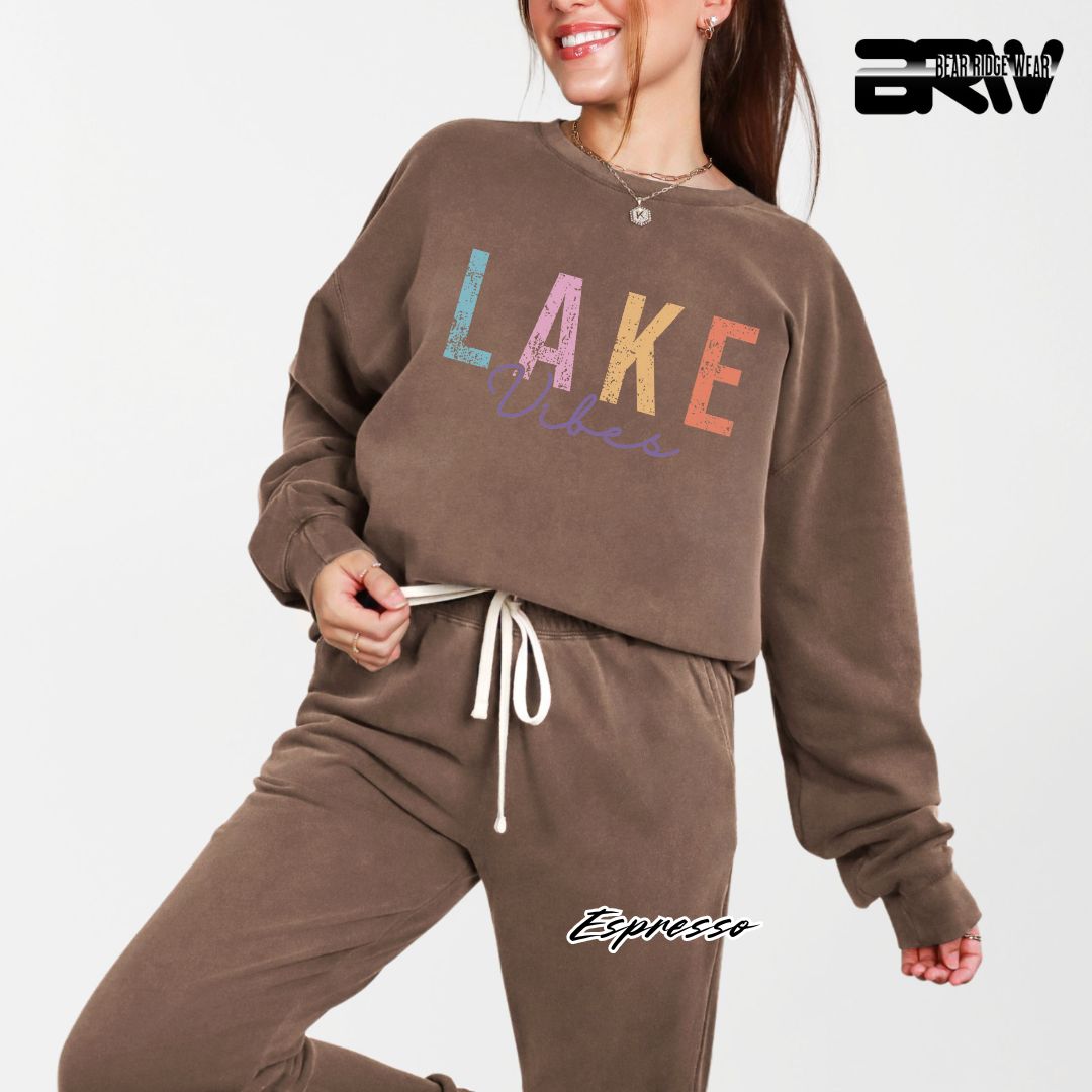 'Lake Vibes' Summer Long-Sleeve Tee