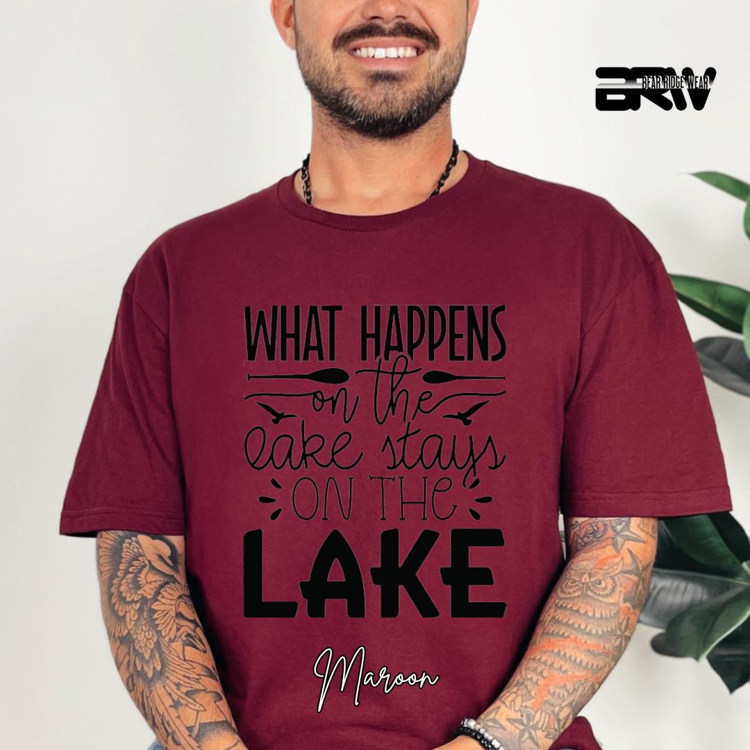 "What Happens On The Lake" Tee