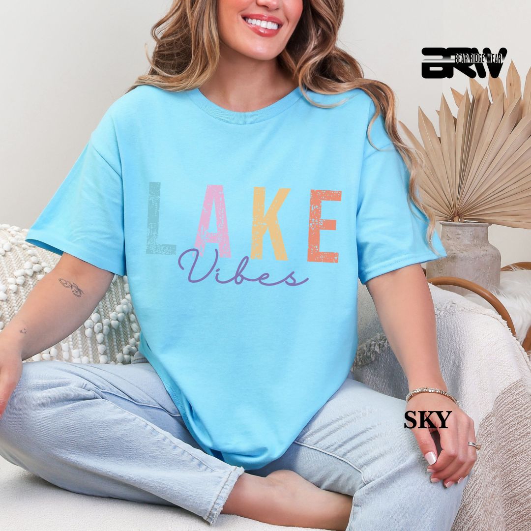 'Lake Vibes' 3 Summer Tee
