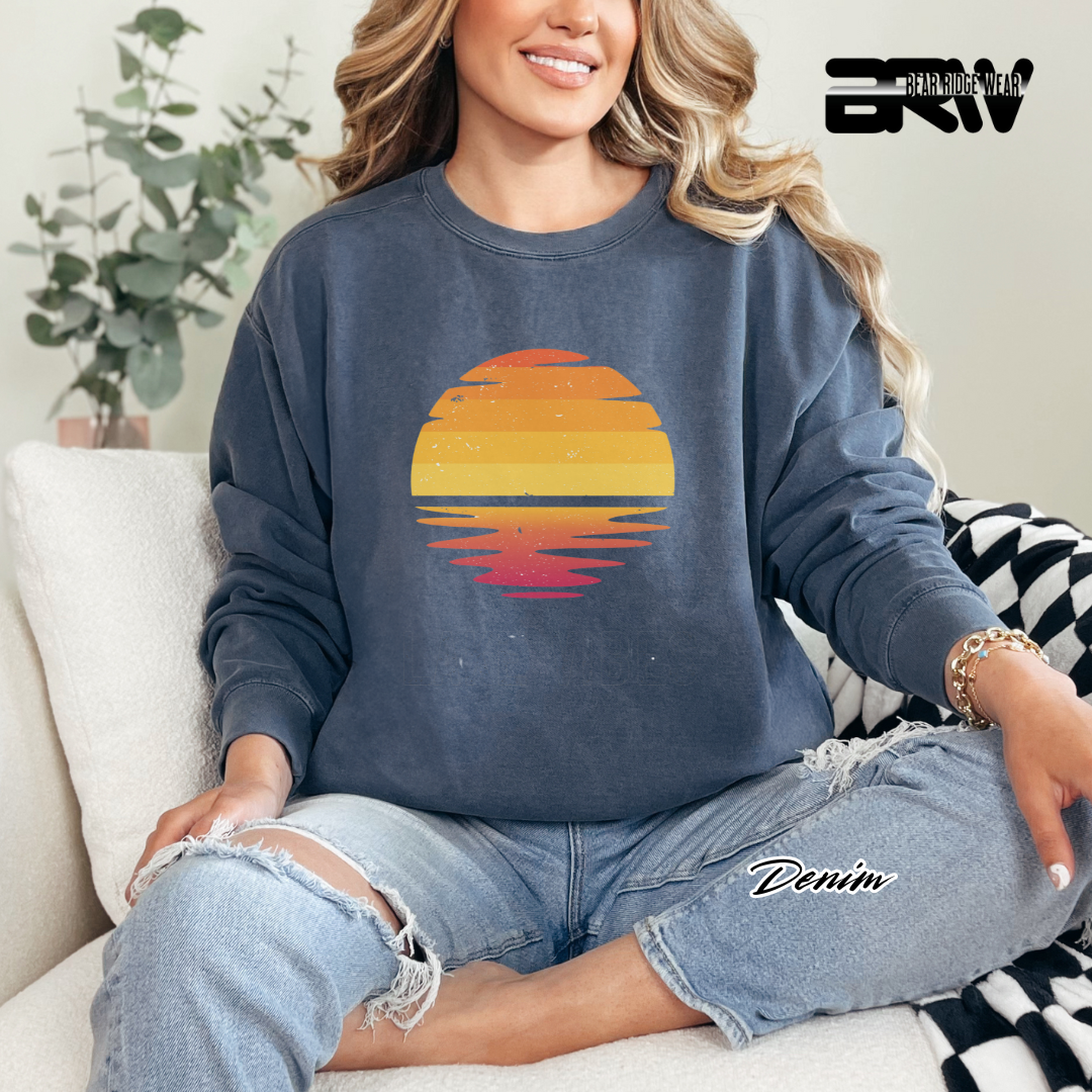'Lake Vibes' Everyday Crewneck Sweatshirt