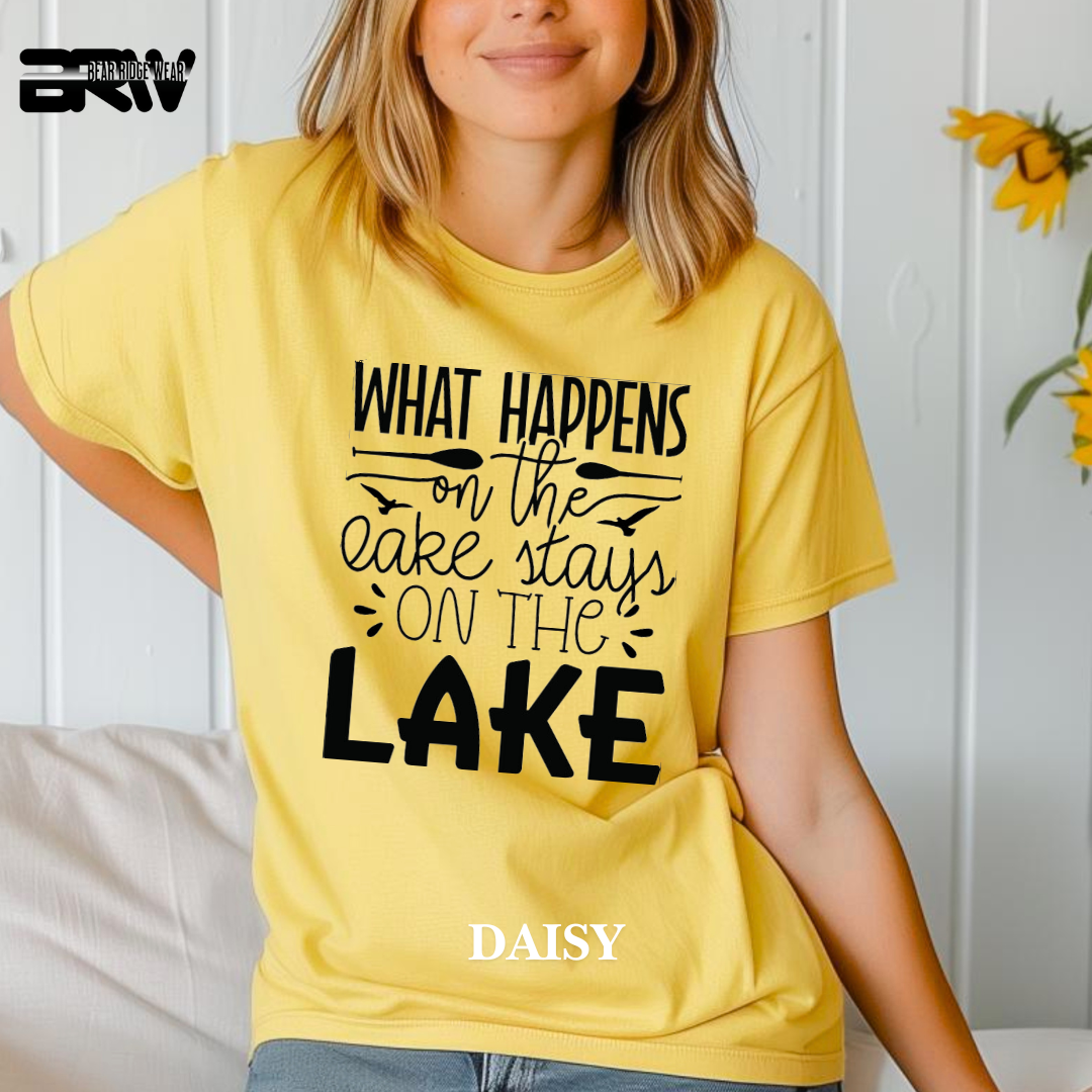 "What Happens On The Lake" Tee