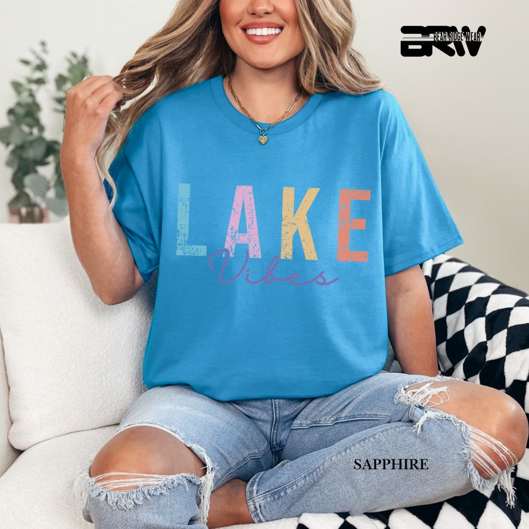 'Lake Vibes' 3 Summer Tee