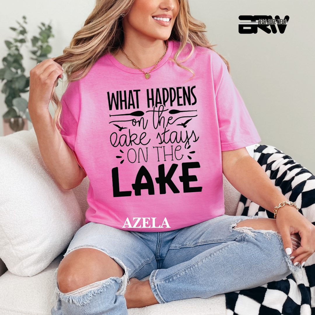"What Happens On The Lake" Tee