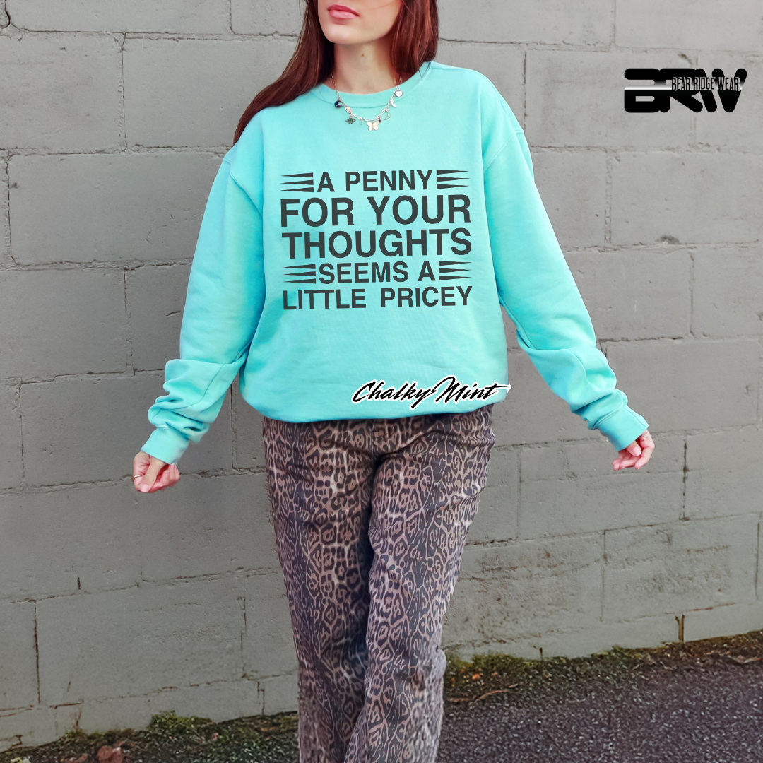 'A penny for your thoughts' Long-Sleeve Tee